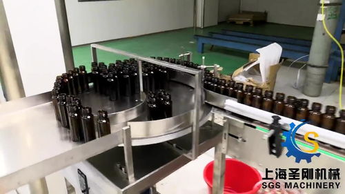 上海圣剛機械 50ml枸杞汁口服液灌裝機與不干膠貼標機的優勢與應用